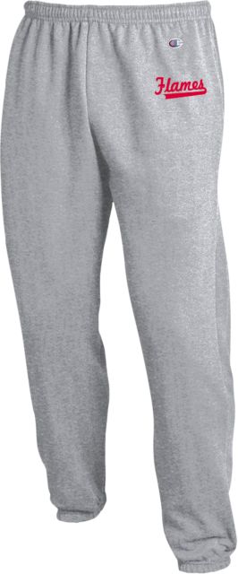 UIC Champion Banded Bottom Sweatpants Flames Script- ONLINE ONLY