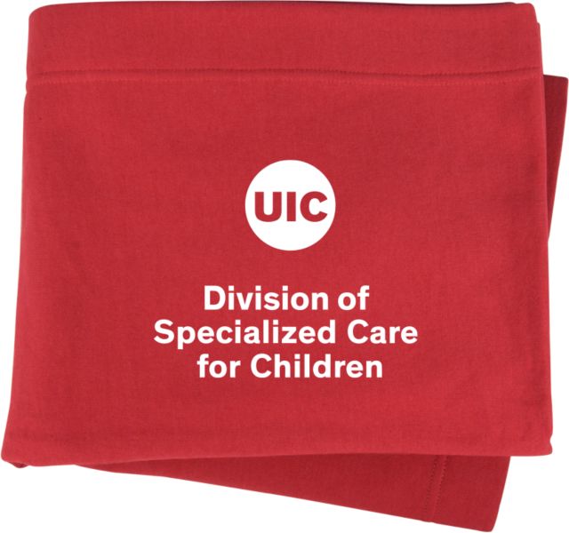 UIC Sweatshirt Blanket UIC Division of Specialized Care For Children - ONLINE ONLY