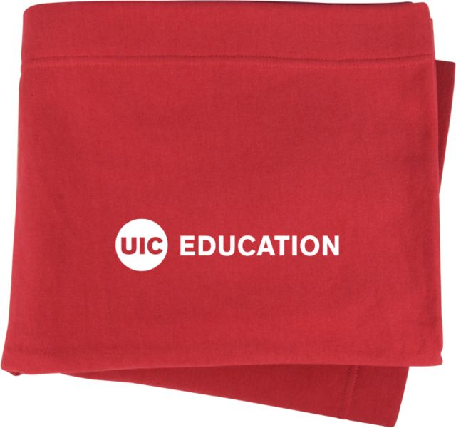 UIC Sweatshirt Blanket UIC Education