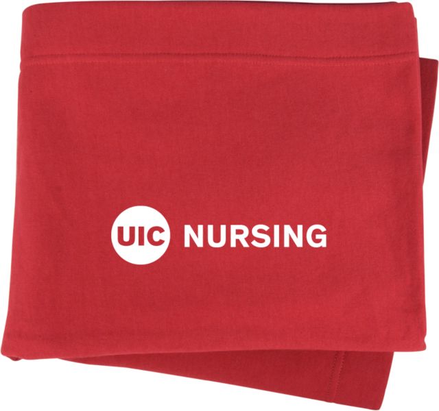 UIC Sweatshirt Blanket UIC Nursing