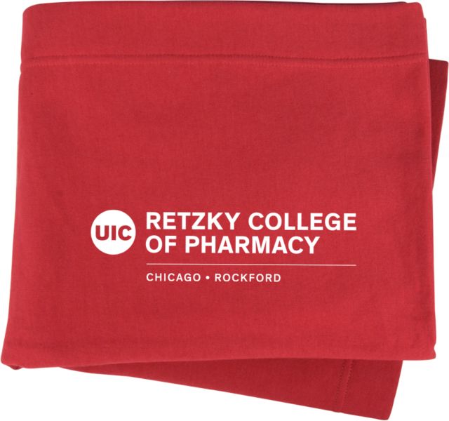 UIC Sweatshirt Blanket UIC Pharmacy