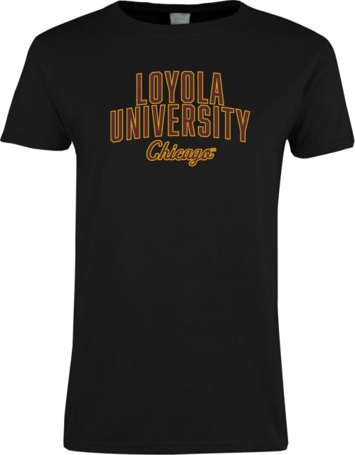 Loyola Chicago Ladies T Shirt Large Type Stacked - ONLINE ONLY