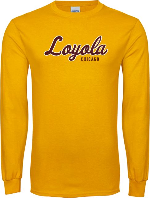 Loyola Chicago Long Sleeve T-Shirt Script - ONLINE ONLY