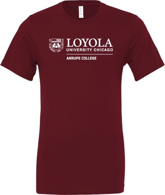 Loyola (IL) Bella + Canvas Jersey Cotton T Shirt Loyola University Arrupe College - ONLINE ONLY