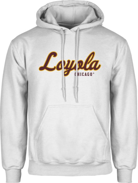 Loyola Chicago Fleece Hoodie Script Mark - ONLINE ONLY