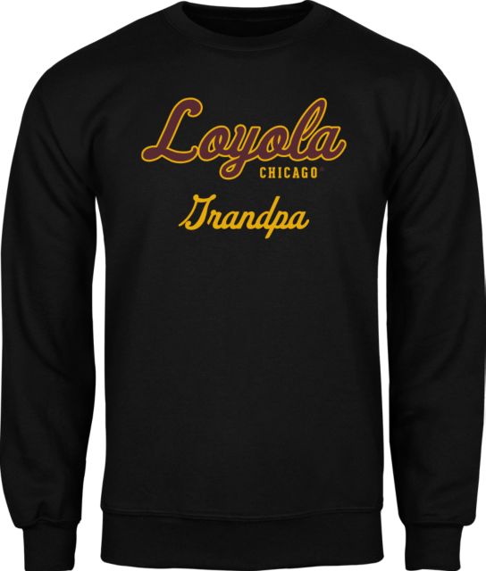 Loyola Chicago Fleece Crew Grandpa - ONLINE ONLY