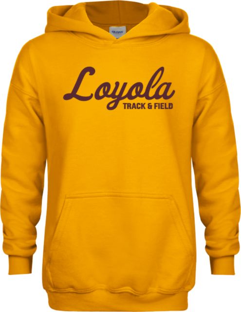 Loyola Chicago Youth Fleece Hoodie Track and Field - ONLINE ONLY