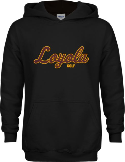 Loyola Chicago Youth Fleece Hoodie Golf - ONLINE ONLY