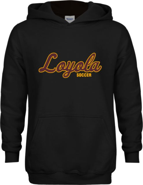 Loyola Chicago Youth Fleece Hoodie Soccer - ONLINE ONLY