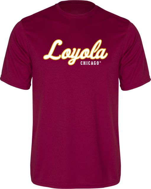Loyola Chicago Performance Tee Script Mark - ONLINE ONLY