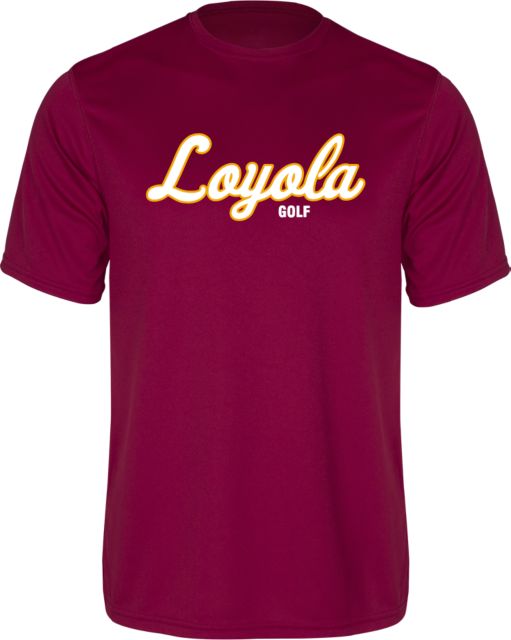 Loyola Chicago Performance Tee Golf - ONLINE ONLY