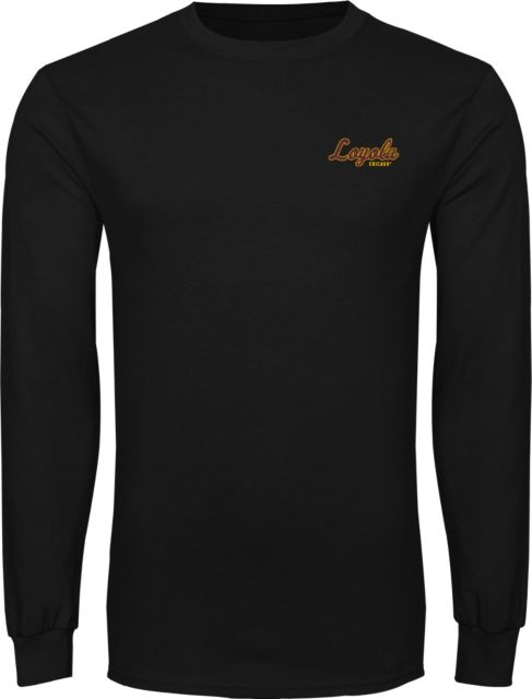 Loyola Chicago Long Sleeve T Shirt Script Mark - ONLINE ONLY