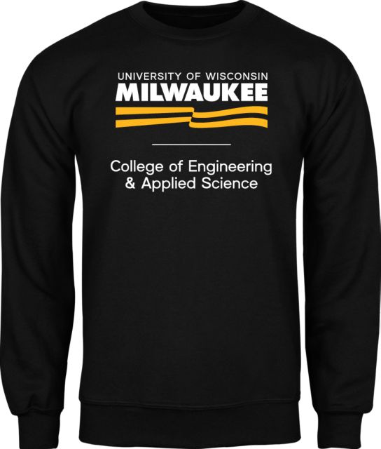Wisconsin Milwaukee Fleece Crew UWM College of Engineering and Applied Science Condensed Mark - ONLINE ONLY