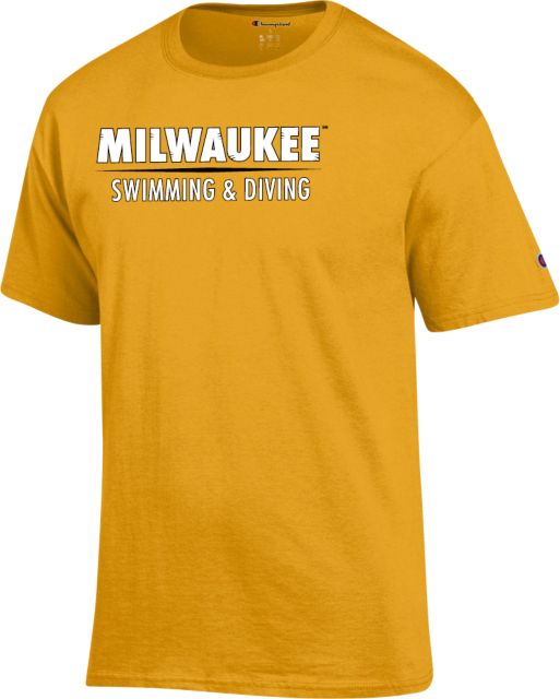 Wisconsin Milwaukee Champion T Shirt UW Milwaukee Swimming and Diving - ONLINE ONLY