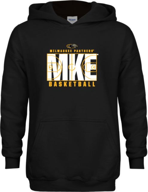 Wisconsin Milwaukee Youth Fleece Hoodie UW Milwaukee Panthers Basketball Design - ONLINE ONLY