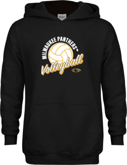Wisconsin Milwaukee Youth Fleece Hoodie UW Milwaukee Panthers Volleyball Design - ONLINE ONLY