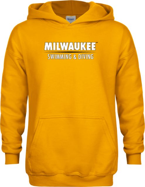 Wisconsin Milwaukee Youth Fleece Hoodie UW Milwaukee Swimming and Diving - ONLINE ONLY