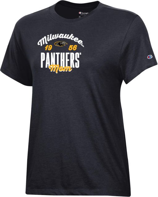 Wisconsin Milwaukee Champion Womens Core Short Sleeve Tee UW Milwaukee Est 1956 Panthers Mom Design - ONLINE ONLY