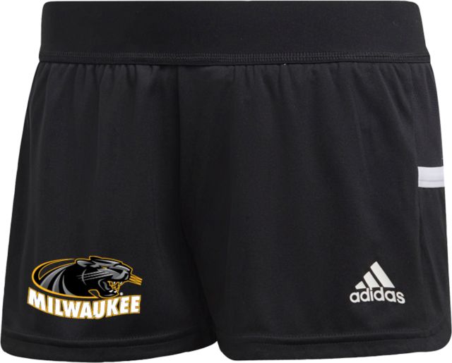 Wisconsin Milwaukee Adidas Womens Split Short University of Wisconsin Milwaukee Panther Head Primary Mark - ONLINE ONLY