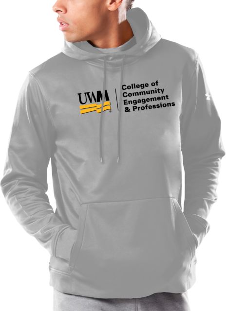 Wisconsin Milwaukee Under Armour Armour Fleece Hoodie UWM College of Community Engagement and Professions Condensed Mark ONLINE ONLY