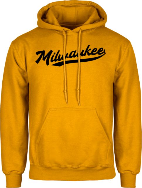 Wisconsin Milwaukee Fleece Hoodie Milwaukee Script Logo - ONLINE ONLY