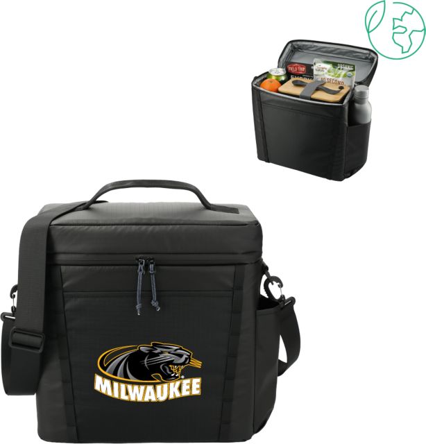 Wisconsin Milwaukee NBN Recycled Outdoor Cooler University of Wisconsin Milwaukee Panther Head Primary Mark - ONLINE ONLY