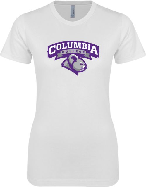 Columbia College (SC) Next Level Womens Boyfriend Tee Primary Mark - ONLINE ONLY
