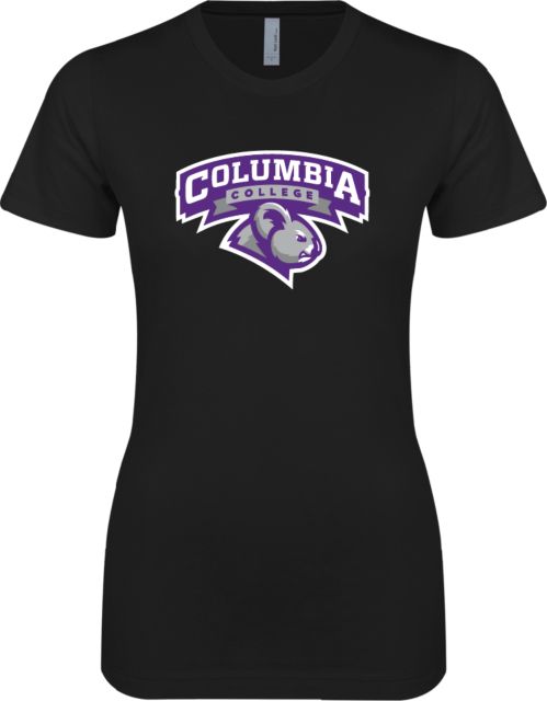 Columbia College (SC) Next Level Womens Boyfriend Tee Primary Mark - ONLINE ONLY