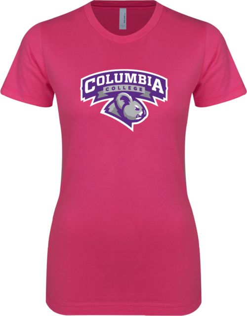 Columbia College (SC) Next Level Womens Boyfriend Tee Primary Mark - ONLINE ONLY