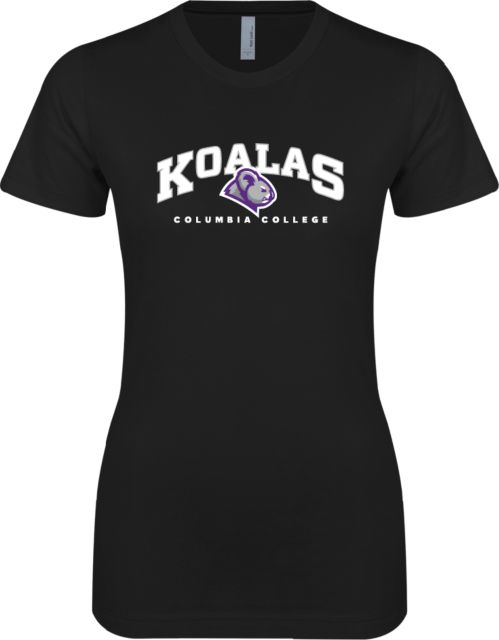 Columbia College (SC) Next Level Womens Boyfriend Tee Secondary Koalas  Mark - ONLINE ONLY