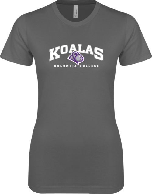 Columbia College (SC) Next Level Womens Boyfriend Tee Secondary Koalas  Mark - ONLINE ONLY
