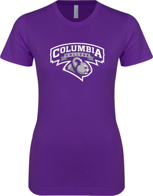 Columbia College (SC) Next Level Womens Boyfriend Tee Primary Mark - ONLINE ONLY