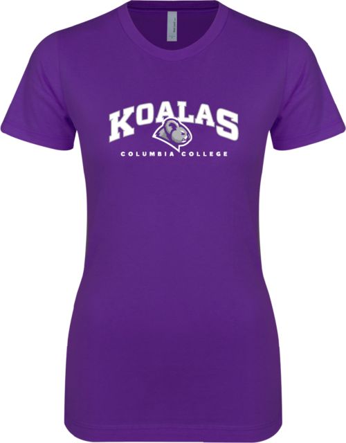 Columbia College (SC) Next Level Womens Boyfriend Tee Secondary Koalas  Mark - ONLINE ONLY