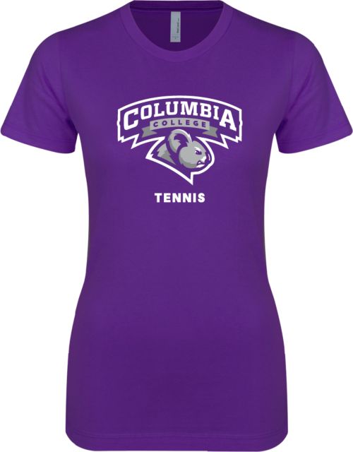 Columbia College (SC) Next Level Ladies SoftStyle Junior Fitted Tee Tennis - ONLINE ONLY