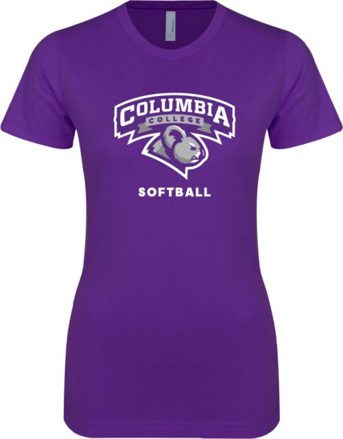 Columbia College (SC) Next Level Ladies SoftStyle Junior Fitted Tee Softball - ONLINE ONLY
