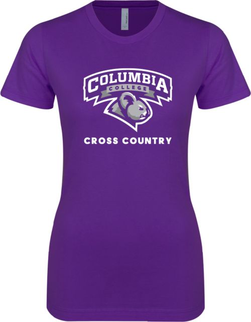Columbia College (SC) Next Level Ladies SoftStyle Junior Fitted Tee Cross Country - ONLINE ONLY