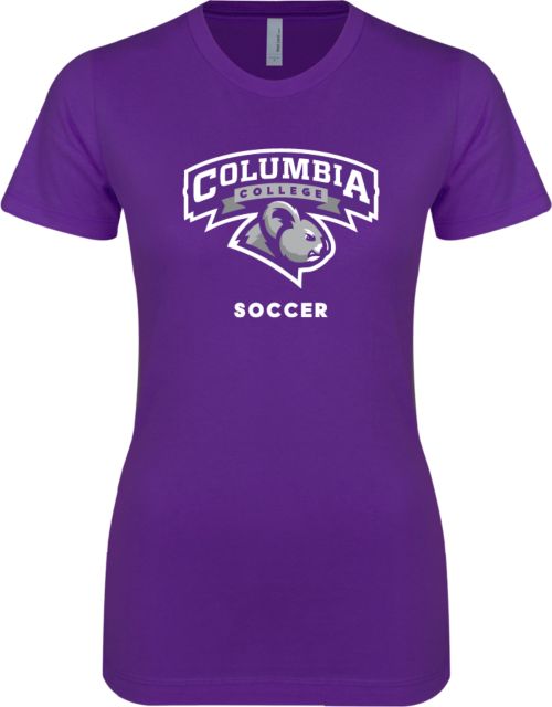 Columbia College (SC) Next Level Ladies SoftStyle Junior Fitted Tee Soccer - ONLINE ONLY