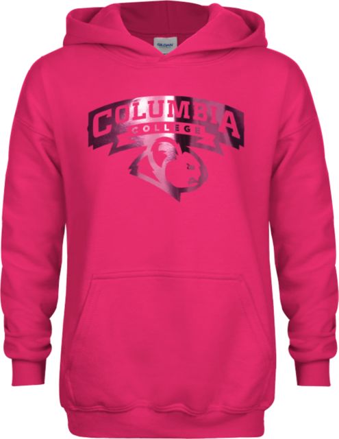 Columbia College (SC) Youth Fleece Hoodie Primary Mark Foil - ONLINE ONLY