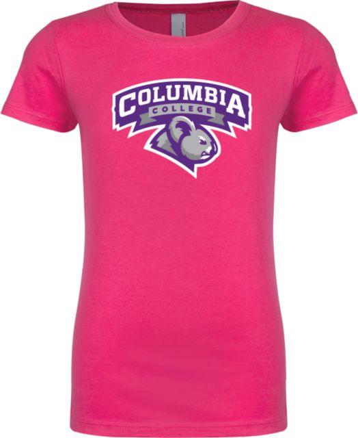 Columbia College (SC) Next Level Girls Fashion Fit T Shirt Primary Mark - ONLINE ONLY