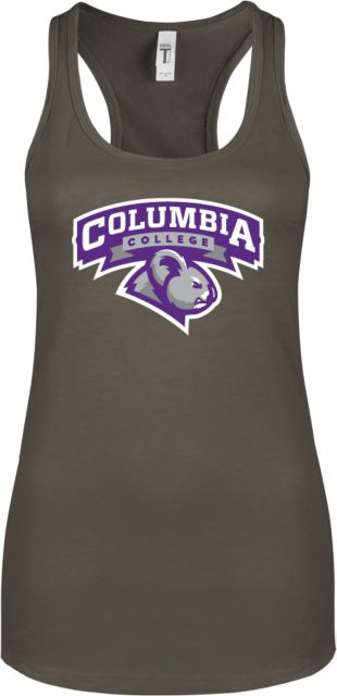 Columbia College (SC) Next Level Womens Racerback Tank Primary Mark - ONLINE ONLY