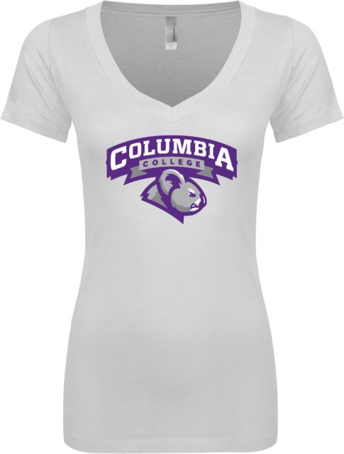 Columbia College (SC) Next Level Womens Ideal V Tee Primary Mark - ONLINE ONLY