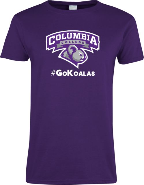 Columbia College (SC) Ladies T Shirt Hashtag Go Koalas - ONLINE ONLY