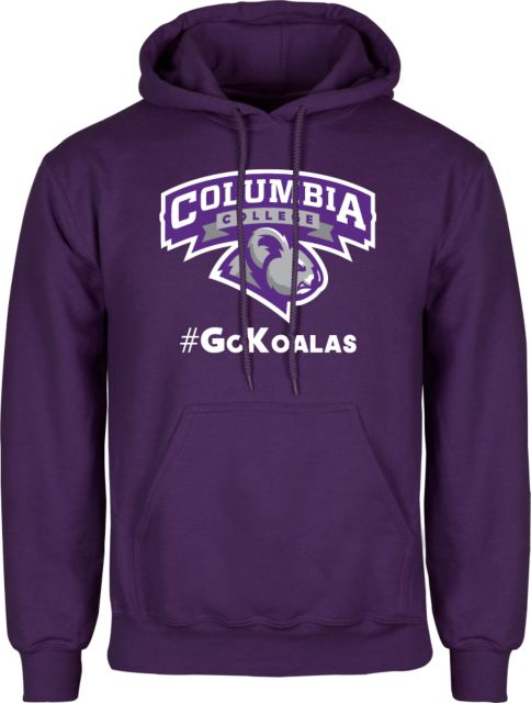 Columbia College (SC) Fleece Hoodie Hashtag Go Koalas - ONLINE ONLY