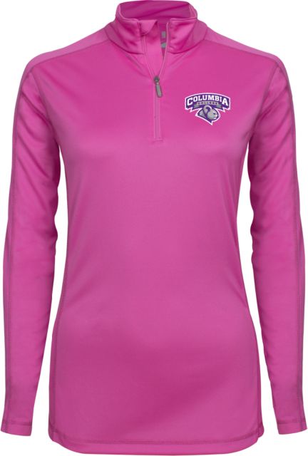 Columbia College (SC) Syntrel Womens Interlock 1/4 Zip Primary Mark - ONLINE ONLY
