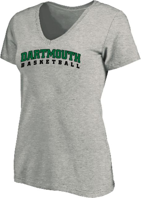 Dartmouth Womens Plus V Neck T Shirt Basketball - Plus - ONLINE ONLY
