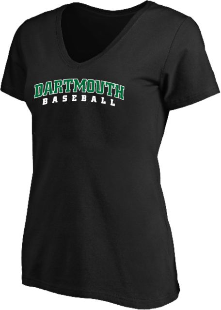 Dartmouth Womens Plus V Neck T Shirt Baseball - Plus - ONLINE ONLY