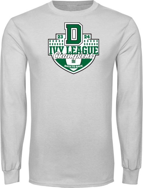 Dartmouth Long Sleeve T Shirt Dartmouth College Ivy League Champions Patch - ONLINE ONLY