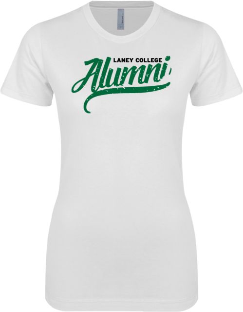 Laney College Next Level Womens Boyfriend Tee Laney College - Alumni Script Distressed - ONLINE ONLY