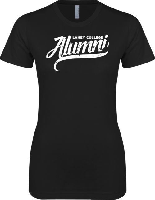 Laney College Next Level Womens Boyfriend Tee Laney College - Alumni Script Distressed - ONLINE ONLY