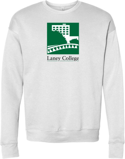 Laney College Bella + Canvas Fleece Crew Laney College Logo - ONLINE ONLY